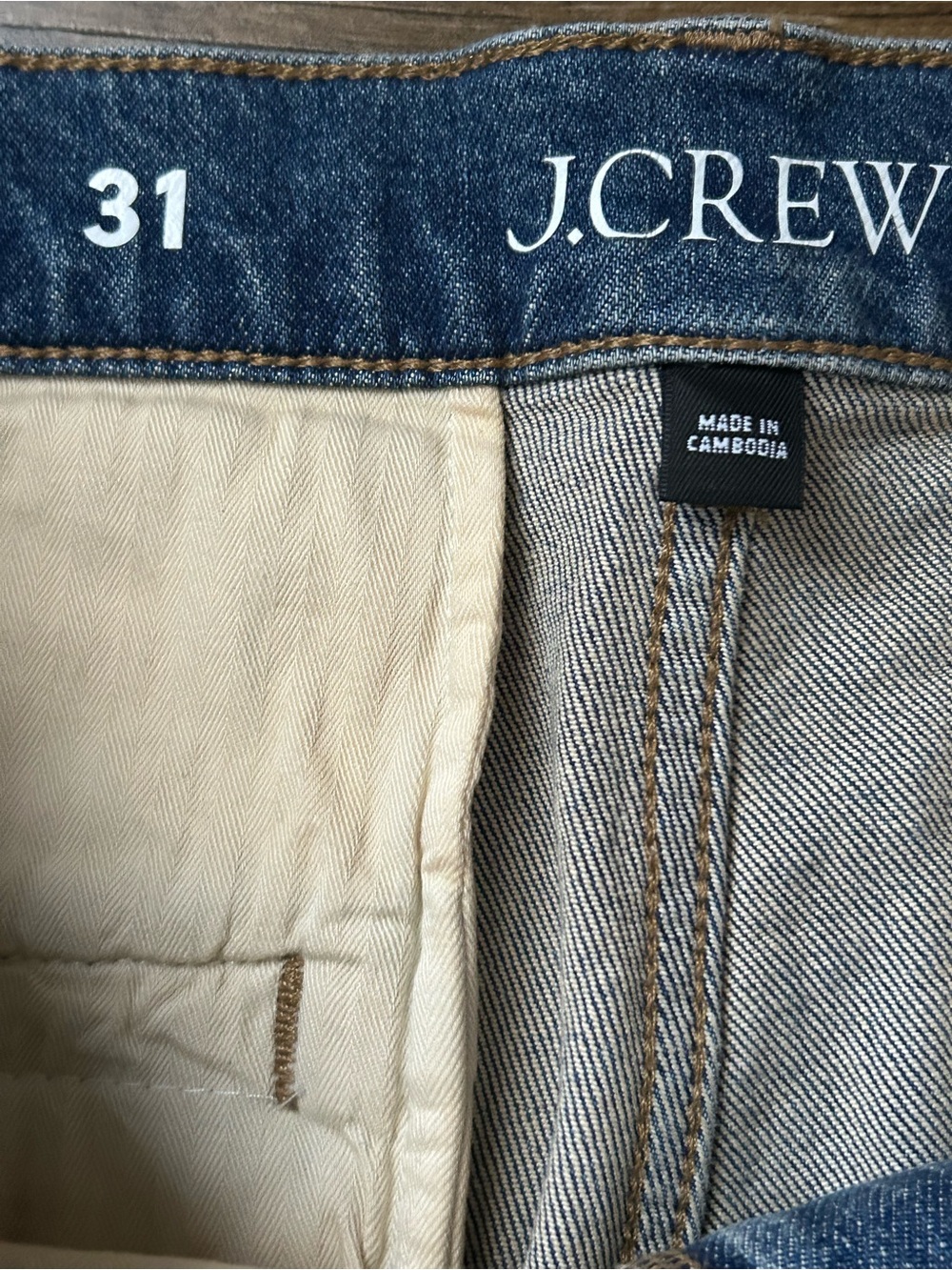 J Crew 96 Slim Wide Womens 31 Style CM375 NWT - Picture 6 of 8